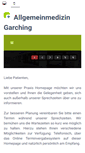 Mobile Screenshot of hausaerzte-garching.de